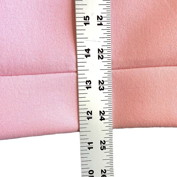 Project Runway Cameo Pink Oversized Thick Mock Neck Sweatshirt, Size XS NWT - Picture 7 of 9